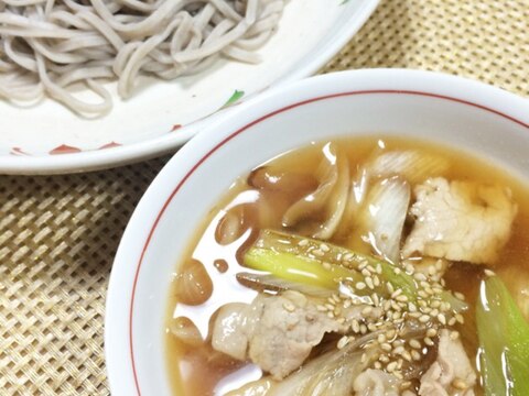 つけ麺風☆具だくさん！焦がしネギそば